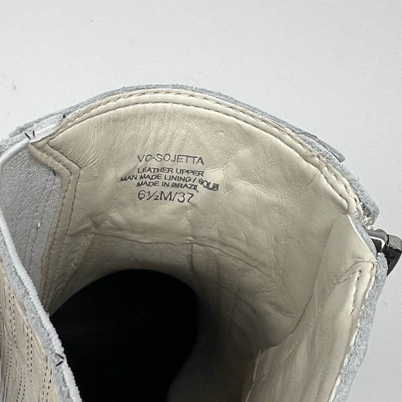 White Vince Camino leather boots in size 6.5 - Picture 7 of 7